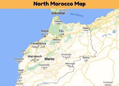 North Morocco Map: Your Guide to Cities, Attractions, and Travel Routes