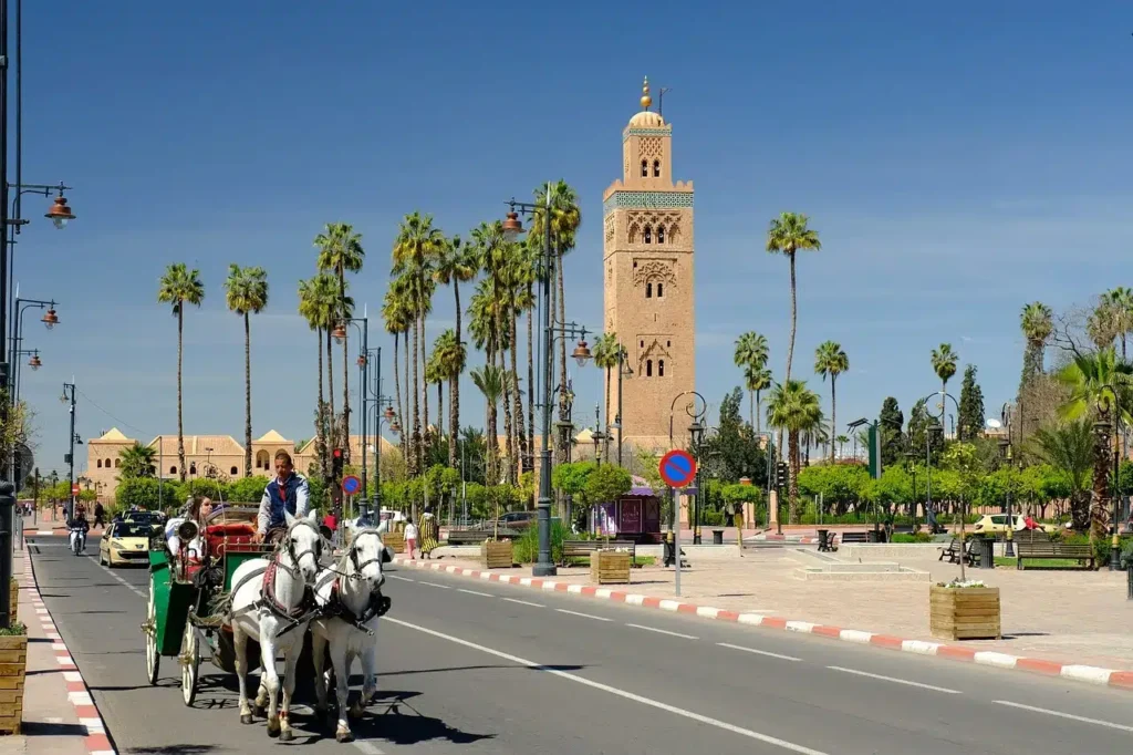 morocco map location nearest country to morocco